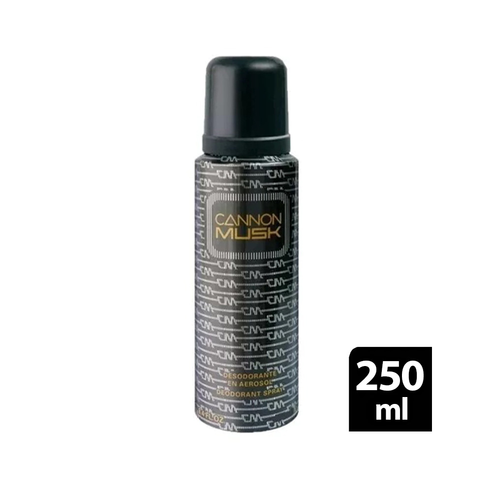 Cannon Musk Desodorante En Aerosol x 250 ml.