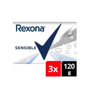 Rexona Jabón De Tocador Sensible 3 x 120 gr.