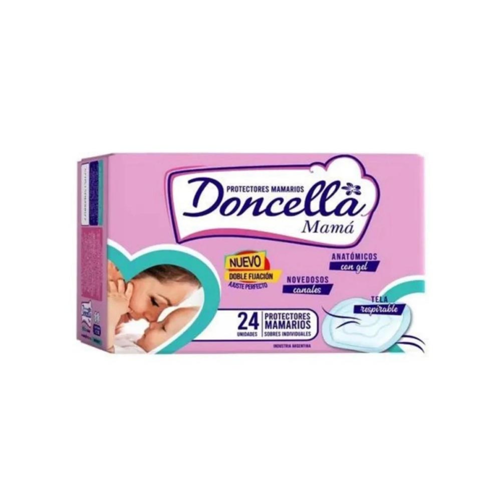 Doncella Protector Mamario Con Gel x 24 und.