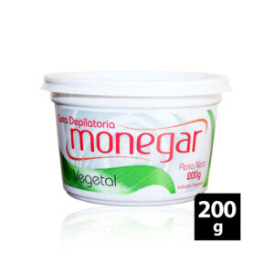 Monegar Cera En pote Vegetal x 200 grs.