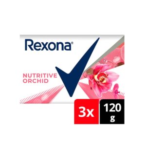 Rexona Jabón De Tocador Nutritive Orchid 3 x 120 gr.