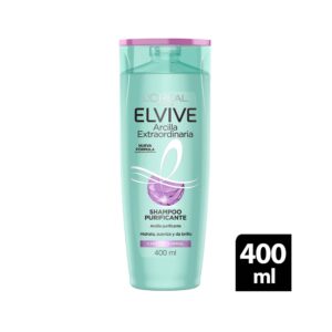 Elvive Arcilla Purificante Shampoo x 400 ml.