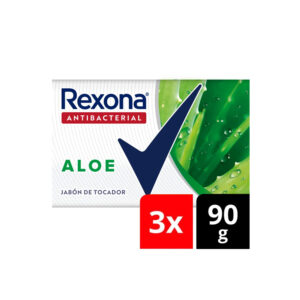 Rexona Jabón De Tocador Antibacterial Aloe Vera 3 x 90 gr.