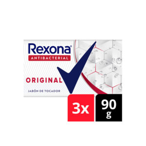 Rexona Jabón De Tocador Antibacterial Original 3 x 90 gr.