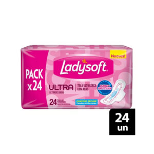 Ladysoft Toallitas Femeninas Utra Fina Seca c/a x 24 und.