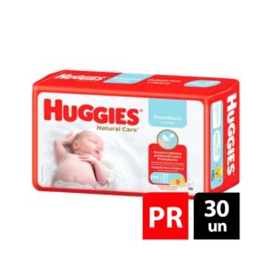 Huggies Pañales Natural Care Prematuro x 30 und.