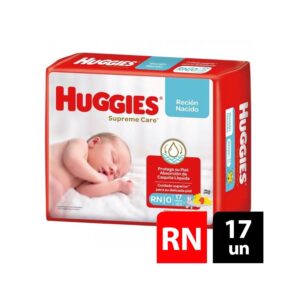 Huggies Pañales Supreme Care RN x 17 und.