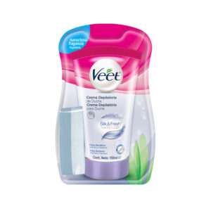Veet Crema Depilatoria De Ducha Silk & Fresh x 150 ml.
