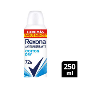 Rexona Antitranspirante En Aerosol Cotton x 250 ml.