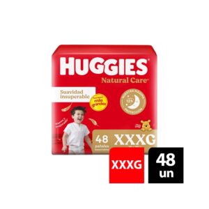 Huggies Pañales Natural Care XXXG x 48 und.