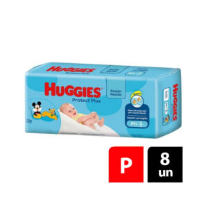 Huggies Pañales Protec Plus P x 8 und.