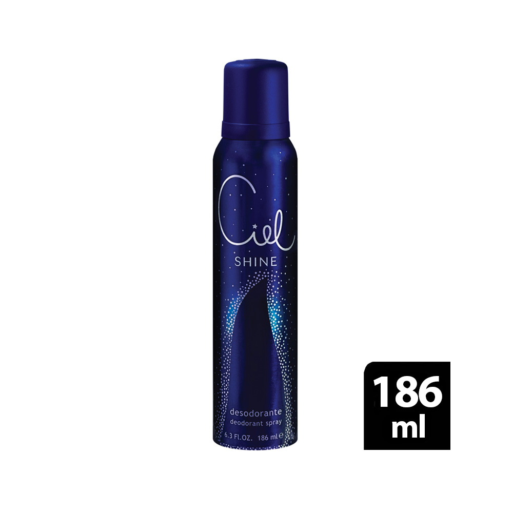 Ciel Shine Desodorante En Aerosol x 186 ml.