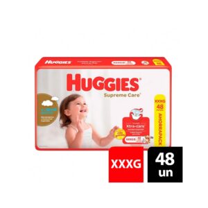 Huggies Pañales Supreme Care XXXG x 48 und.