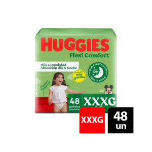 Huggies Pañales Flexi Comfort XXXG x 48 und.