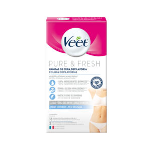 Veet Bandas Depilatorias De Cera Pure & Fresh Bikini Y Axila x 16 und
