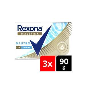 Rexona Jabón De Tocador Glicerina Neutro 3 x 90 gr.