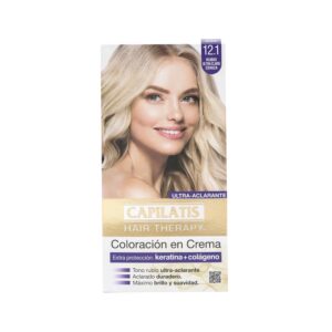 Capilatis Coloración en Crema – Rubio Ultra Claro Ceniza 12.1