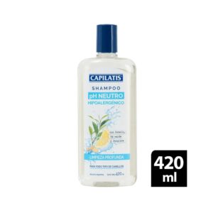Capilatis Shampoo Limpieza Profunda Ph Neutro x 420 ml.