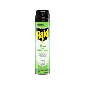 Raid Mata Polillas Y Larvas Aerosol x 360 cc.
