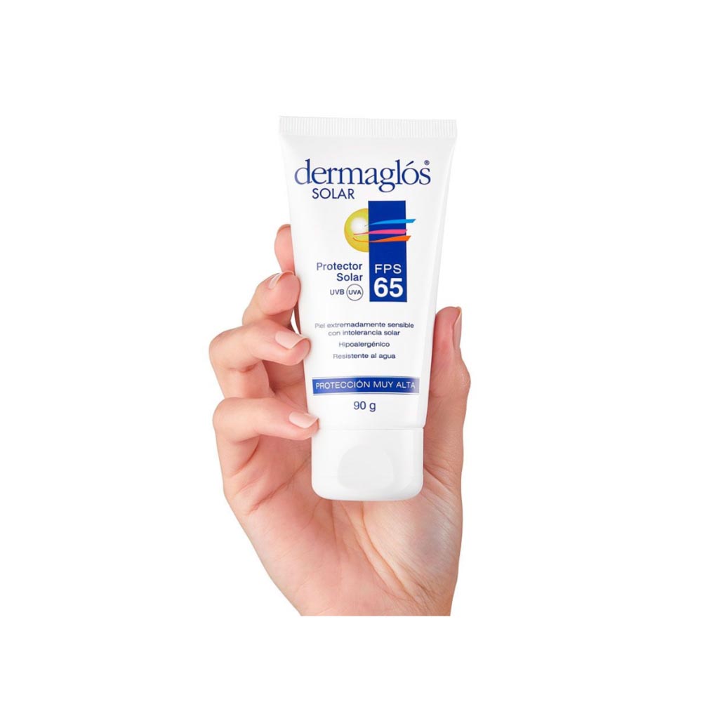 Dermaglos Protector Solar Crema FPS65 x 90 gr.