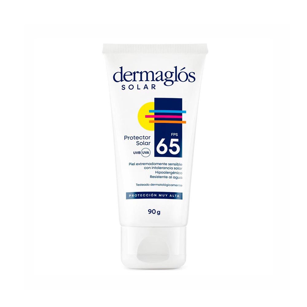 Dermaglos Protector Solar Crema FPS65 x 90 gr.