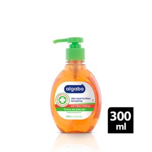 Algabo Jabón Liquido Antibacterial x 300 ml.