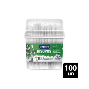 Algabo Hisopos Papel Ecológico Tubo x 100 und.