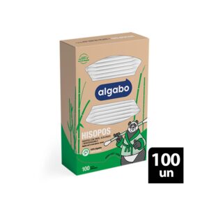 Algabo Hisopos Papel Ecológico x 100 und.