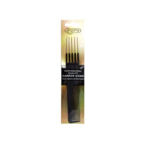 Jessamy Peine Carbono Rastrillo Dientes Metal (P7616)