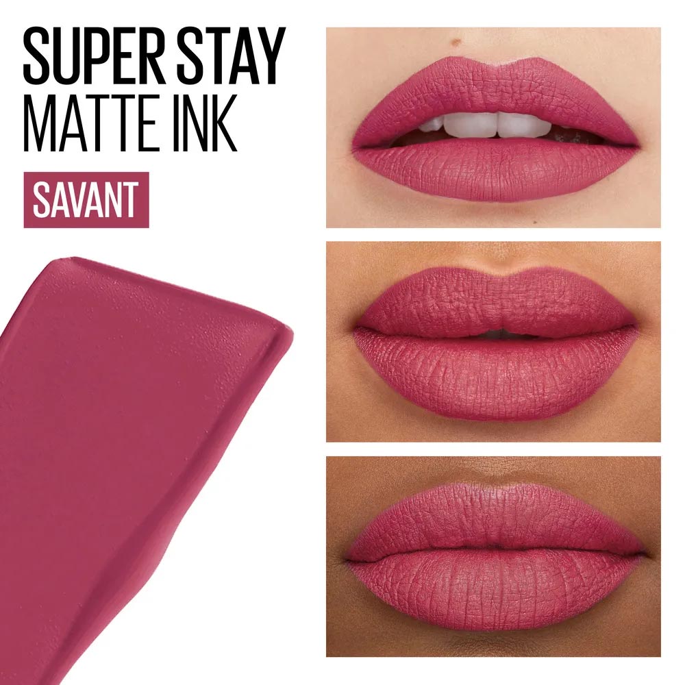 Maybelline Labial Líquido Superstay Matte Ink Pink Savant