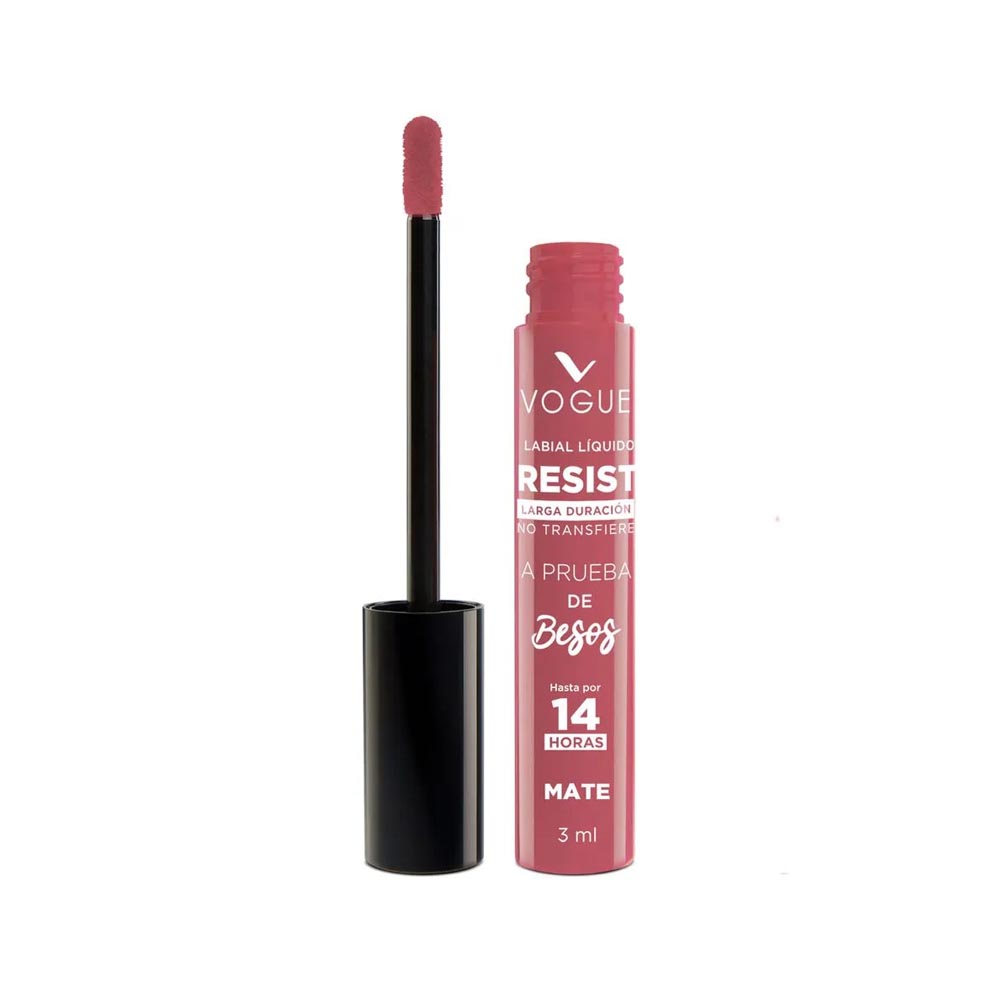 Vogue Labial Líquido Resist Tono Fabulosa x 3 ml.