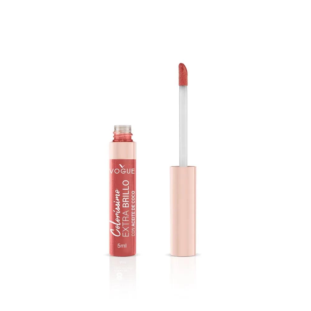 Vogue Labial Líquido Colorissimo Extra Brillo Tono Tropical x 5 ml.
