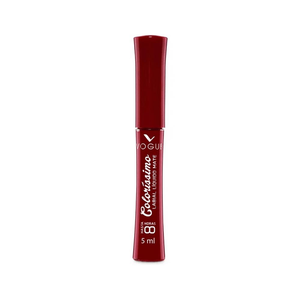 Vogue Labial Líquido Colorissimo Tono Granate x 5 ml.