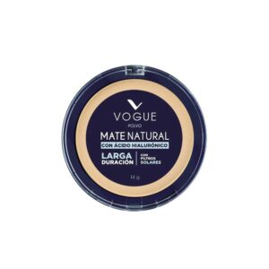 Vogue Polvo Compacto Mate Natural Tono Trigueño