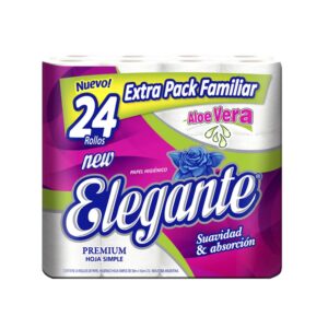 Elegante Papel Higienico S.H Aloe Vera 24 x 30 mtrs.