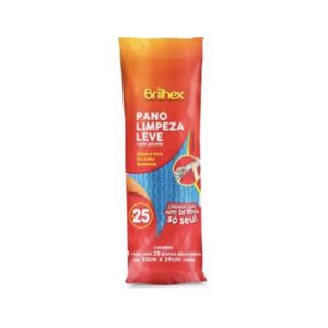 Brilhex Paño Desechable Pre Cortado Azul 21x29cm x 25 und.