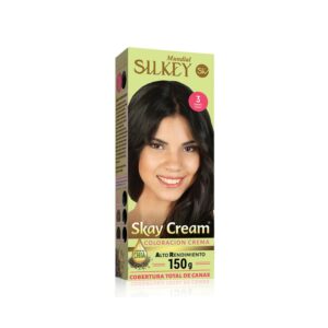 Silkey Skay Cream Coloración Kit Nº 3 Castaño Oscuro