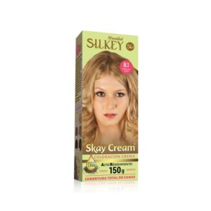 Silkey Skay Cream Coloración Kit Nº8.1 Rubio Claro Ceniza