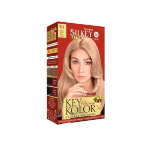 Silkey Key Kolor Clasica Coloración Kit Nº 9.1 Rubio Claro Claro Ceniza