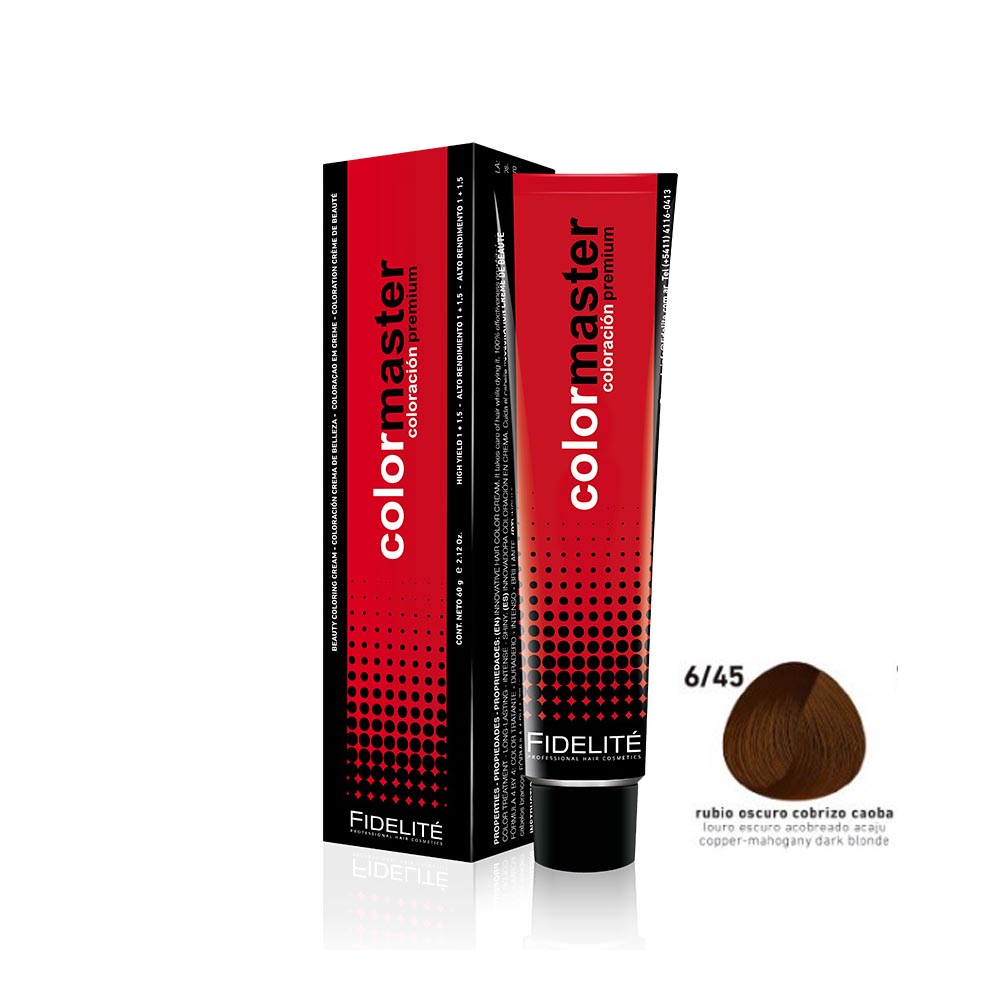 Fidelité Color Master Tintura en pomo x 60gr N° 6.45