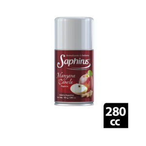 Saphirus Aerosol Aromatizador Manzana – Canela x 280 cc.