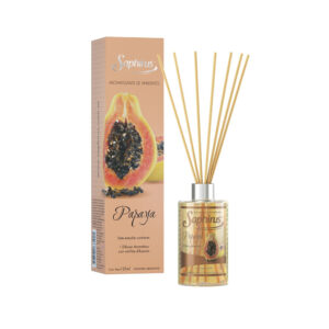 Saphirus Varillas Difusor Aromático Papaya x 125 ml.