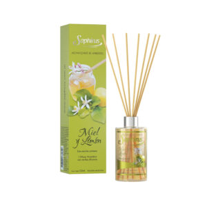 Saphirus Varillas Difusor Aromático Miel Y Limon x 125 ml.