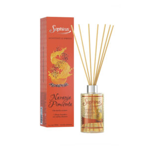 Saphirus Varillas Difusor Aromático Naranja Pimienta x 125 ml.