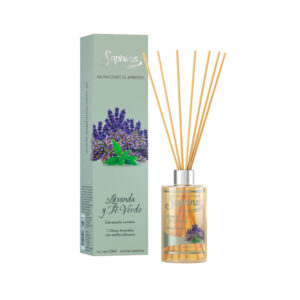 Saphirus Varillas Difusor Aromático Lavanda y Te Verde x 125 ml.
