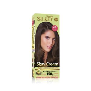 Silkey Skay Cream Coloración Kit Nº 4.7 Castaño Marron