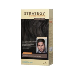 Strategy Shampoo Colorante 5 min. Castaño Oscuro
