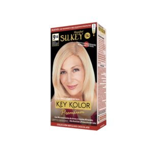 Silkey Key Kolor Premium Coloración Kit Nº 9.14 Rubio Extra Claro Chocolate
