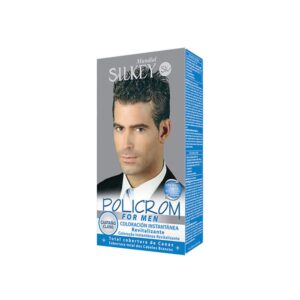 Silkey Policrom Coloración For Men Kit Tono Castaño Oscuro