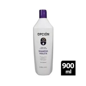 Opción Shampoo Violeta 900 ml